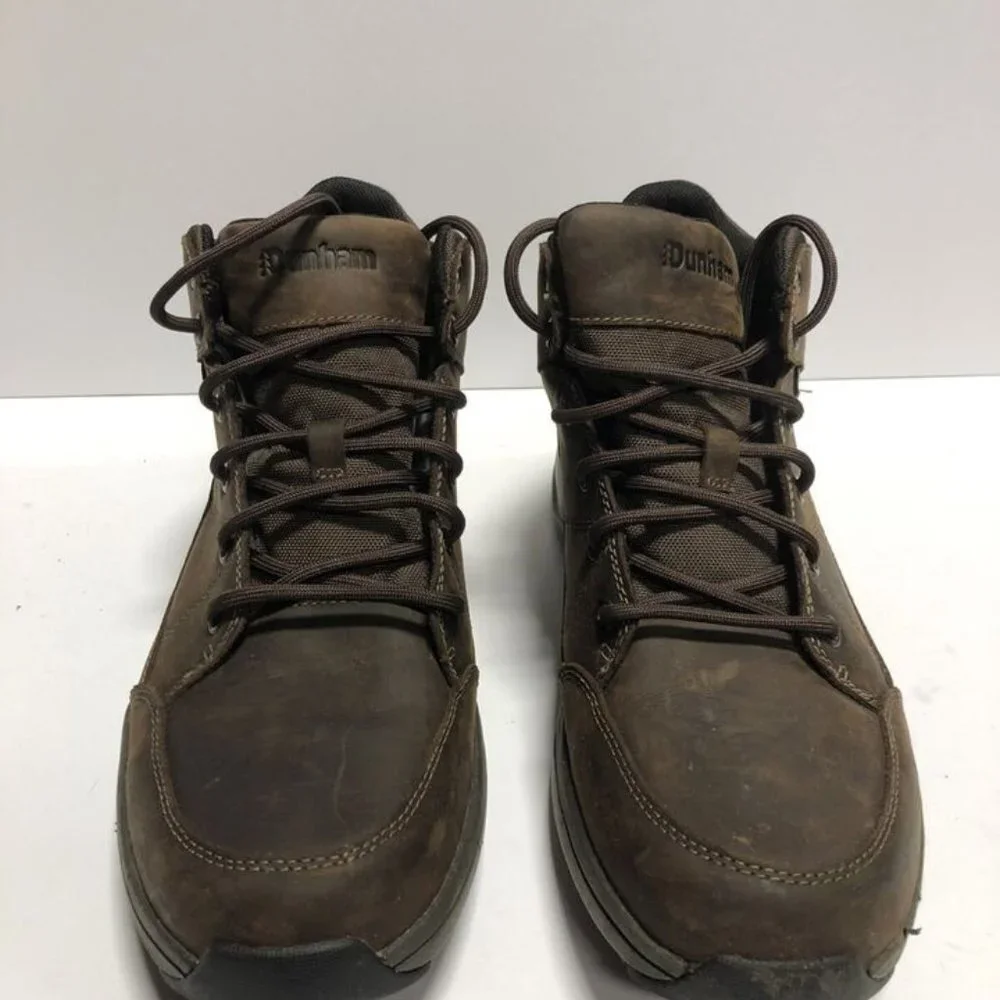 Dunham Simon Waterproof Boot Brown Leather Mens Size 8.5 M